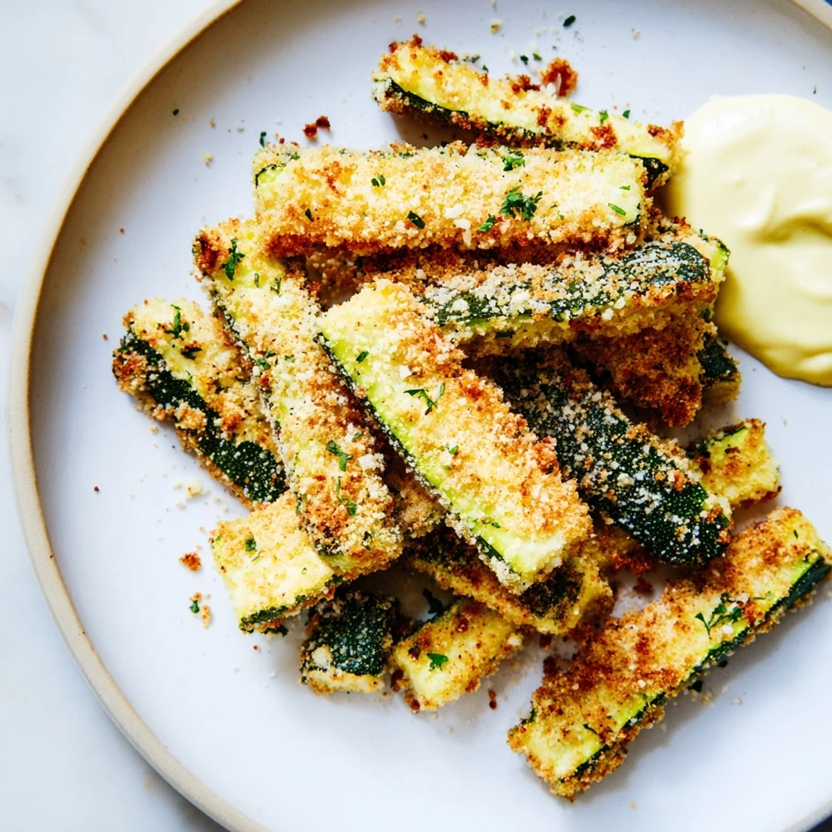 Crispy Parmesan Zucchini Fries