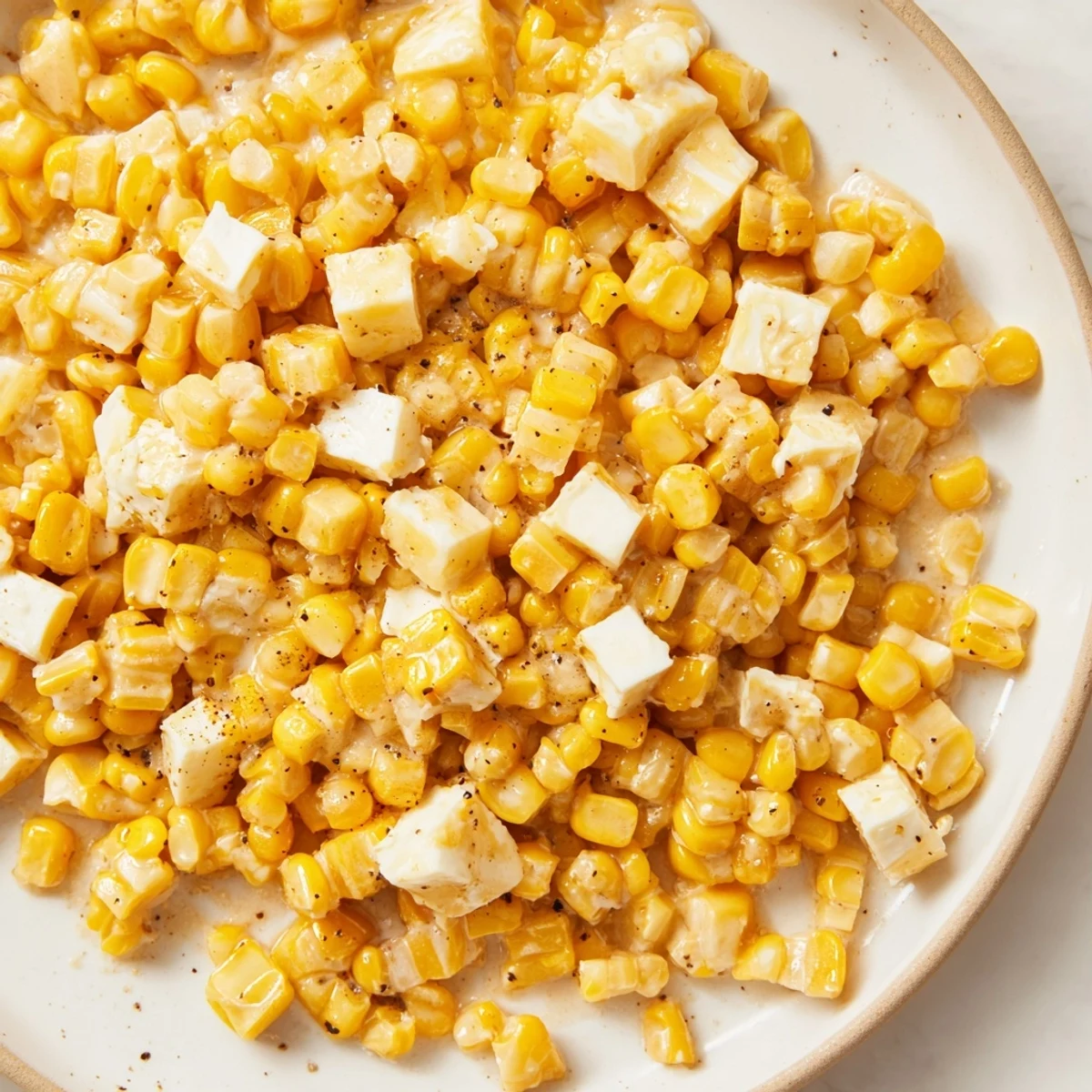 Sizzling honey butter skillet corn, showing golden kernels and rich, creamy sauce, so tempting.