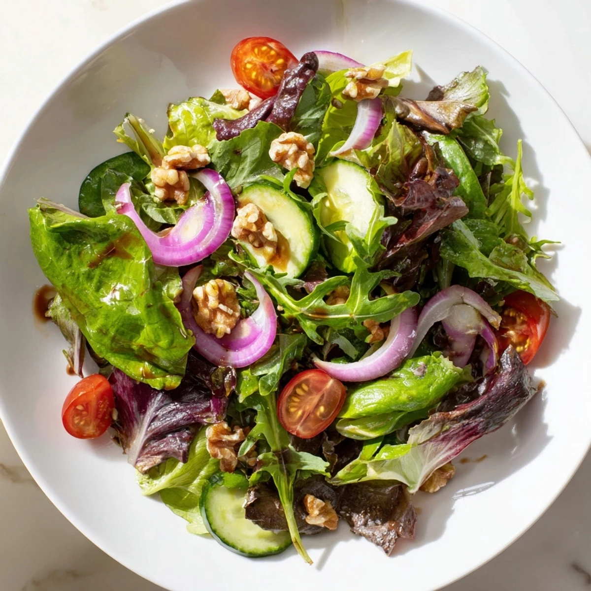 Serving suggestion: Enjoy a refreshing Quick Balsamic Vinegar Salad, a light and healthy meal option.