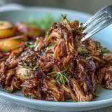 Honey Peach BBQ Pulled Pork