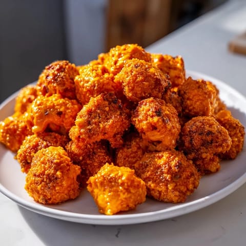 Crispy Air Fryer Buffalo Cauliflower