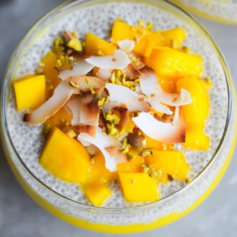 Mango Coconut Chia Pudding
