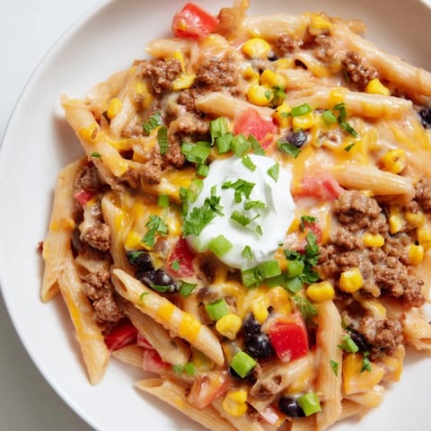 Cheesy Taco Pasta