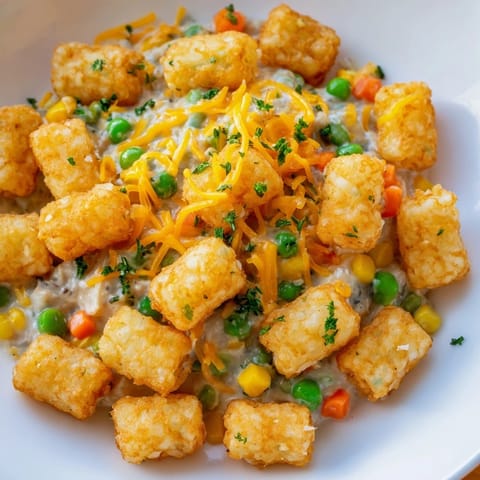 Crispy Tater Tot Casserole