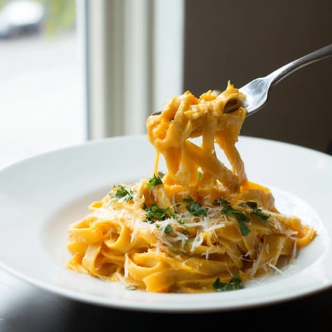 Butternut Squash Pasta with Creamy Sauce