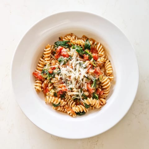 Tomato Spinach One-Pot Rotini