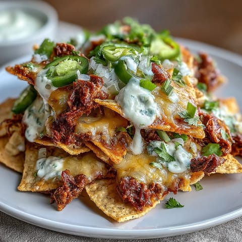 Loaded Baseball Nachos Jalapeños Cheese