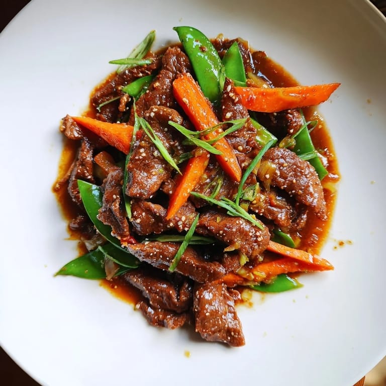 A steaming skillet of beef stir-fry is bursting with flavor, ready for your next dinner.