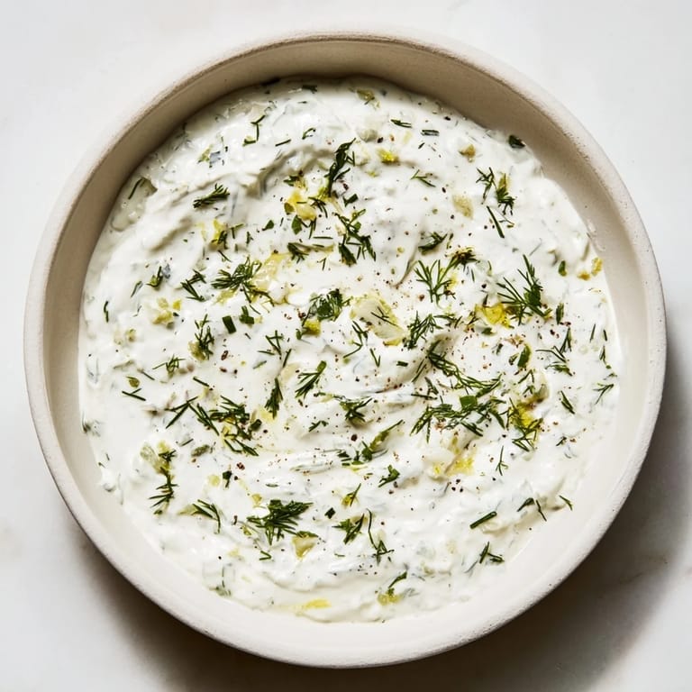 Freshly made Greek Yogurt Ranch Dip, served alongside colorful veggie sticks for a light, delicious treat.