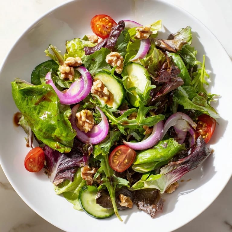 Serving suggestion: Enjoy a refreshing Quick Balsamic Vinegar Salad, a light and healthy meal option.