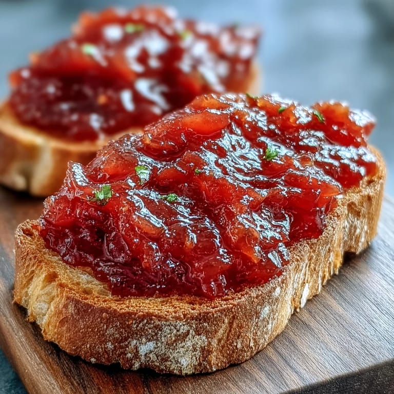 Bright pink Guava Preserves being poured into a sterilized jar, next to a pot of simmering guava pulp.