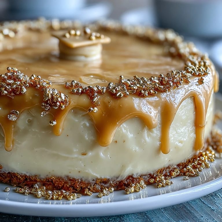 Elegant sheet cake adorned with shimmering gold drip and fondant mortarboard topper, perfect for honoring your graduate's special day.